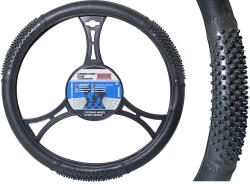 Automax Husa volan Black Tir , material cauciucat, diametru 49-51 cm (6469)