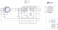 Febi Bilstein Bieleta de directie FEBI BILSTEIN 186318 (186318)