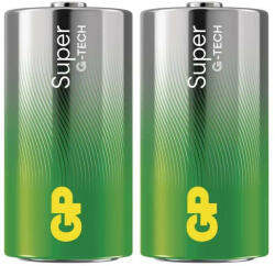 GP Batteries Batteries B01302 Super Alkáli C/LR14, baby elem (2db/fólia) (B01302)