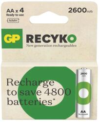GP Batteries ReCyko B25274 2600 mAh NiMH AA/HR6 ceruza akkumulátor (4db/bliszter) (B25274)