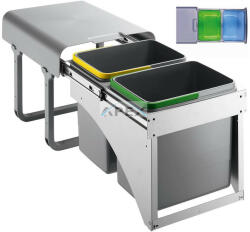 EKOTECH - Beépíthető hulladékgyűjtő EKKO FRONT 40 - 2x16 liter - webmuszaki