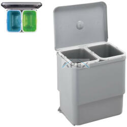 EKOTECH - Beépíthető hulladékgyűjtő SESAMO 45 - 2x8 liter - webmuszaki