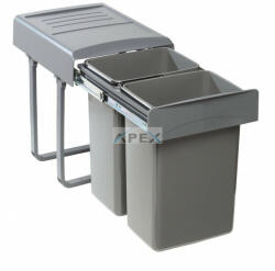 EKOTECH - Beépíthető hulladékgyűjtő MEGA 40 - 2x20 liter - webmuszaki