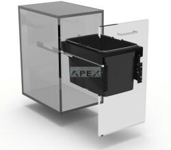 EKOTECH - Beépíthető hulladékgyűjtő FRONT 40 - 1x34 liter - webmuszaki