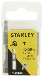 STANLEY Biti torx T10, 15, 20, 25, 30, 40, 25mm, 10 piese, Stanley (STA60200-XJ) - bricolaj-mag