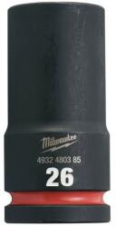 Milwaukee Cheie tubulara de impact Shockwave 3/4", lunga, 26mm, Milwaukee (4932480385)