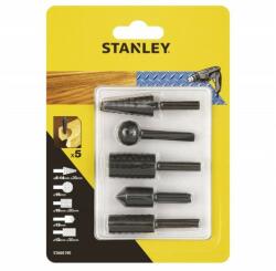 STANLEY Freze pentru lemn si metal 13mm, 5 piese, Stanley (STA66190-QZ) - bricolaj-mag