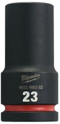 Milwaukee Cheie tubulara de impact Shockwave 3/4", lunga, 23mm, Milwaukee (4932480382)
