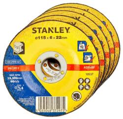 STANLEY Discuri abrazive cu degajare pentru polizare 115x22x6mm, Stanley (STA32056-QZ) - bricolaj-mag