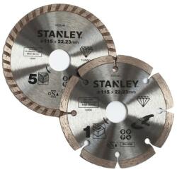 STANLEY Discuri diamantate segmentate pentru beton, caramida, 2 piese, Stanley (STA38080-XJ) - bricolaj-mag Disc de taiere