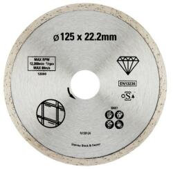 STANLEY Disc diamantat FatMax continuu pentru placi ceramice 125x22.2mm, Stanley (STA38007-XJ) - bricolaj-mag