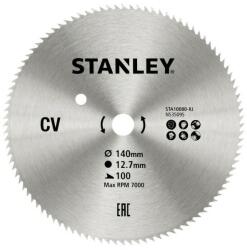 STANLEY Disc din otel pentru fierastrau circular 140x12.7mm, 100 dinti, Stanley (STA10080-XJ) - bricolaj-mag