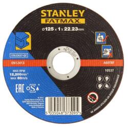 STANLEY Disc abraziv drept FatMax pentru taiere metale, diametru 125x22.2x1.0mm, Stanley (STA32637-QZ) - bricolaj-mag Disc de taiere