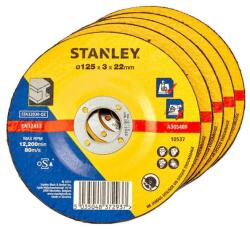 STANLEY Discuri abrazive pentru taiere metale 125mmx22.2x3mm, Stanley (STA32033-QZ) - bricolaj-mag Disc de taiere