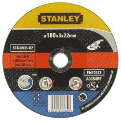 STANLEY Disc abraziv drept pentru taiere metale, de diametru 180x22mmx3, 2mm, Stanley (STA32035-QZ) - bricolaj-mag