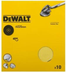 DeWalt Disc abraziv de slefuit, 225mm, P120, 10 bucati, DeWALT (DT3170-QZ) - bricolaj-mag