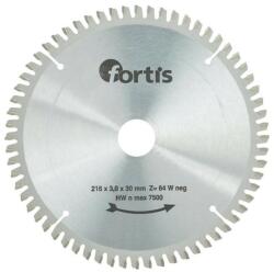 Fortis - Panza fierastrau circular 216x3.0x30mm Z64, Fortis (4317784784801)