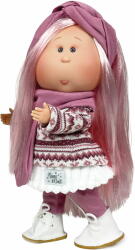 Nines D'Onil Papusa Artizanala Mia, par roz, cu articulatii (30 cm) miros vanilie (1213) Papusa