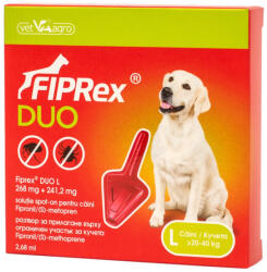 VET-AGRO Fiprex Duo L Dog 20-40 kg x 1 pipeta antiparazitare