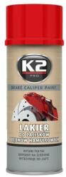 K2 autokosmetika K2 BRAKE CALIPER PAINT 400 ml PIROS - festék féknyergekhez és fékdobokhoz