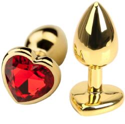 Rosy Dildo metalic Rosy Large Heart Red Diamond - 4love - 134,00 RON Dildo
