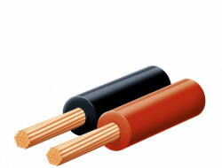 Somogyi Elektronic SAL KL 0, 15 hangszóróvezeték, piros-fekete, 2 x 0, 15 mm2, 0, 1 mm (KL 0,15)