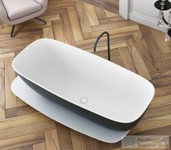 Kolpa San Milo-FS 174x75 cm fekete/fehér (592440)