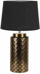  CLEEF. 6LMC0054 Asztali lámpa arany-fekete, kerámia/fém, fekete te (VI8717459795174)