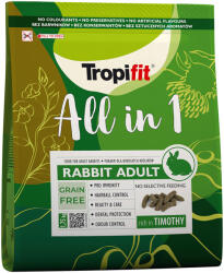 Tropifit 2x1, 75kg Tropifit All in 1 Rabbit Adult pelletes nyúltáp