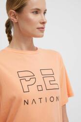 P. E Nation tricou din bumbac femei, culoarea portocaliu 9BYX-TSD1H8_22X
