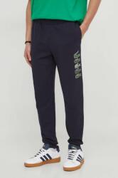 Lacoste pantaloni de trening din bumbac culoarea albastru marin, cu imprimeu 9BYX-SPM0HL_59X