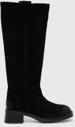 Steve Madden cizme din piele intoarsa Banner femei, culoarea negru, cu toc plat, SM11003092 9BYX-OBD4BD_99X