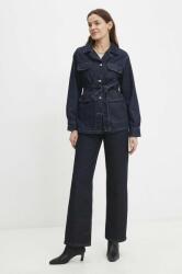 Answear Lab geaca jeans femei, culoarea albastru marin, de tranzitie BBYH-KUD00L_59X