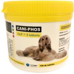 PETPHOS Cani-Phos CA/P 2 Tabletta 100x