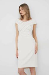 Ralph Lauren rochie culoarea bej, mini, drept PPYX-SUD0E9_01X