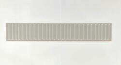  Tokyo Smoke Grey szürke 3D bordás fényes dekor csempe