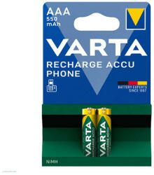 VARTA Akkumulátor Varta Phone AAA/mikro 550 mAh 2db 58397101402 (58397)