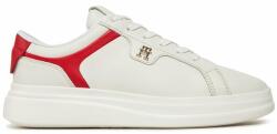 Tommy Hilfiger Sneakers Tommy Hilfiger Pointy Court Sneaker FW0FW07460 Écru