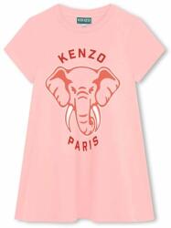 Kenzo kids gyerek pamutruha rózsaszín, mini, harang alakú - rózsaszín 126 - answear - 41 990 Ft