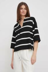Sisley pulóver női, fekete - fekete S - answear - 21 990 Ft