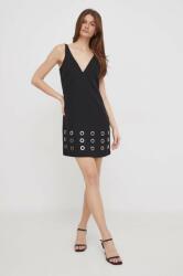 Sisley ruha fekete, mini, egyenes - fekete 44