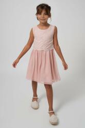 Mayoral gyerek ruha rózsaszín, mini, harang alakú - rózsaszín 128 - answear - 22 990 Ft