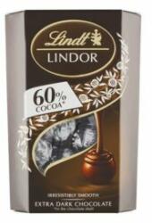 Lindt Csokoládé LINDT Lindor 60% Cacao étcsokoládé golyók díszdobozba 200g (14.02029)