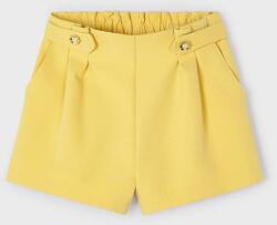 Mayoral gyerek rövidnadrág sárga, sima - sárga 128 - answear - 9 290 Ft
