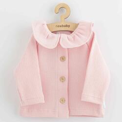 NEW BABY Baba kabátka gombokkal New Baby Luxury clothing Laura rózsaszín - babyboxstore
