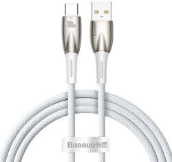 Baseus Glimmer USB - USB-C töltőkábel, 100W, 1m (fehér)