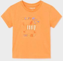 MAYORAL baba pamut póló narancssárga, mintás - narancssárga 98 - answear - 5 890 Ft