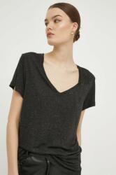 Superdry t-shirt női, fekete - fekete XS - answear - 10 990 Ft