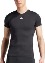 Adidas Techfit Aeroready T-Shirt Schwarz Rövid ujjú póló is7606 Méret L - top4sport