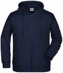 Daiber Hanorac pentru bărbați cu fermoar din bumbac bio 8026 - Albastru închis | XL (8026-1780951)